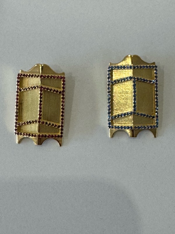 pavois pierres de Swarovski 